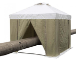 Палатка сварщика Митек 3x3 м (ПВХ + брезент)