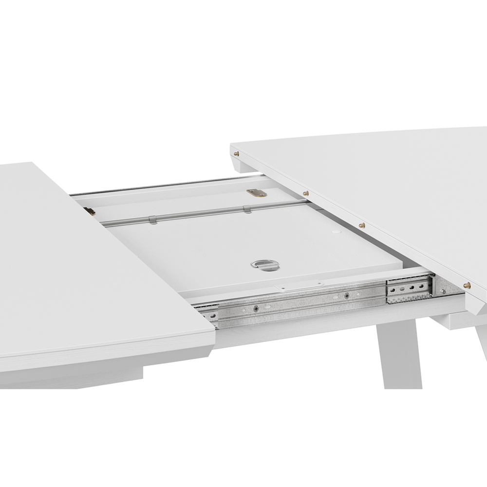 Стол обеденный TESCA 2, закаленное стекло, цвет белый матовый