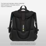 Ранец Berlingo Expert "Cyber Football" 37*28*16см, 2 отделения, 2 кармана, анатомическая спинка