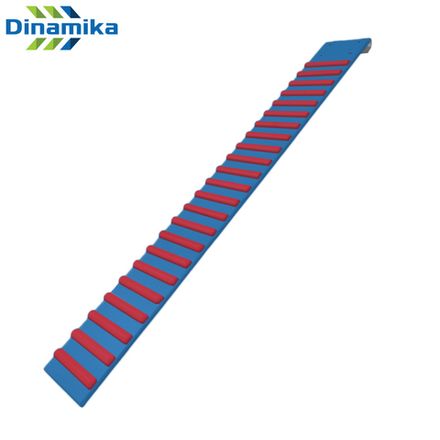 Доска ребристая наклонная навесная 1500мм цветная (с зацепами)