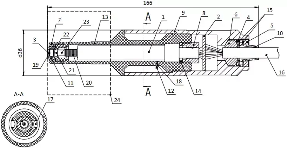 ИБЯЛ.418425.117-01 датчик амперометрический электрохимический для газоанализатора АНКАТ-7655-04