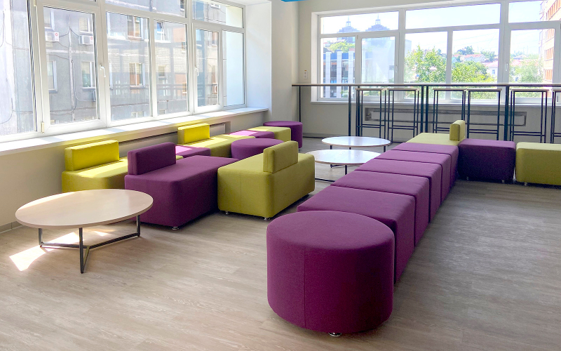 Диван пуф офисный