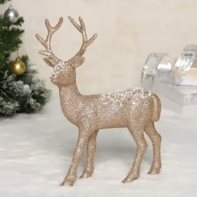 Фигурка новогодняя MAGIC «Лесной олень» 32*22*6 см, Шампань