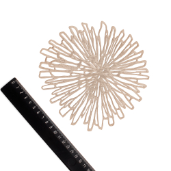 Набор салфеток подстановочных 6шт 12.2x12.4 Chilewich Bloom Pink Champagne