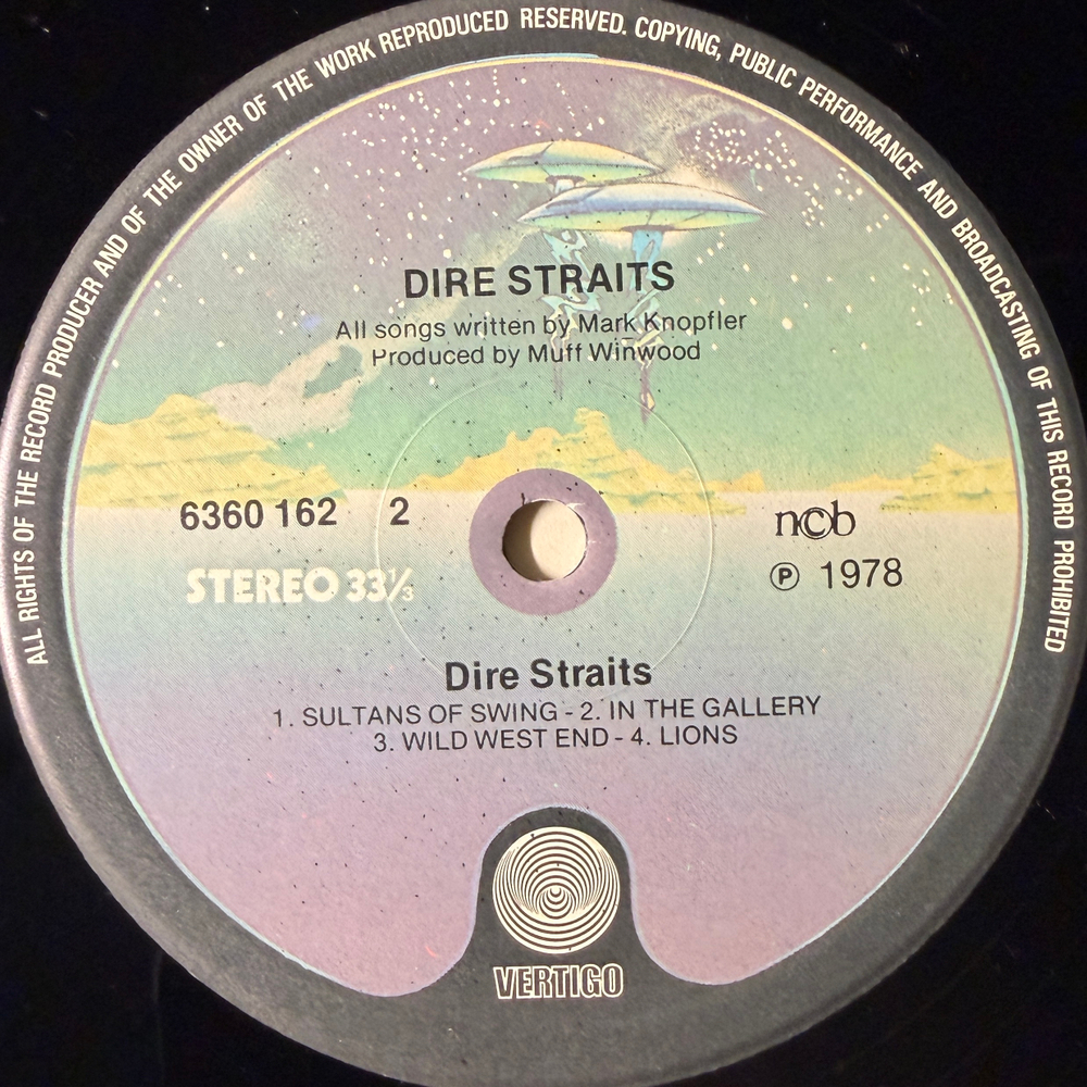 Dire Straits - Dire Straits (Скандинавия 1978г.)