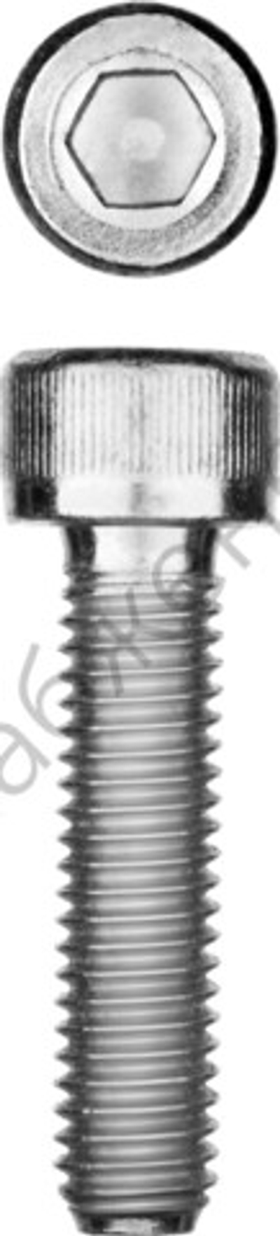ЗУБР DIN 912 кл. пр. 8.8, М10 x 45 мм, винт свнутренним шестигранником, цинк, 5 кг, Профессионал (30318-10-045)