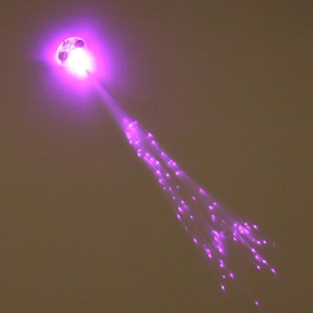 Прядь для волос светящаяся «Богиня ярких красок» , розовый