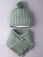 Шапка детская осенняя и шарф