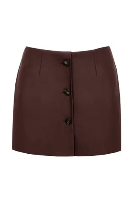 “Noir de Fleur” Юбка-шорты мини