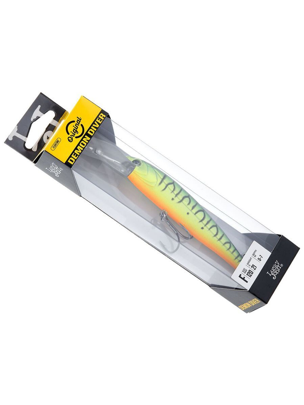 Воблер плавающий Lucky John Original DEMON DIVER F 12/015