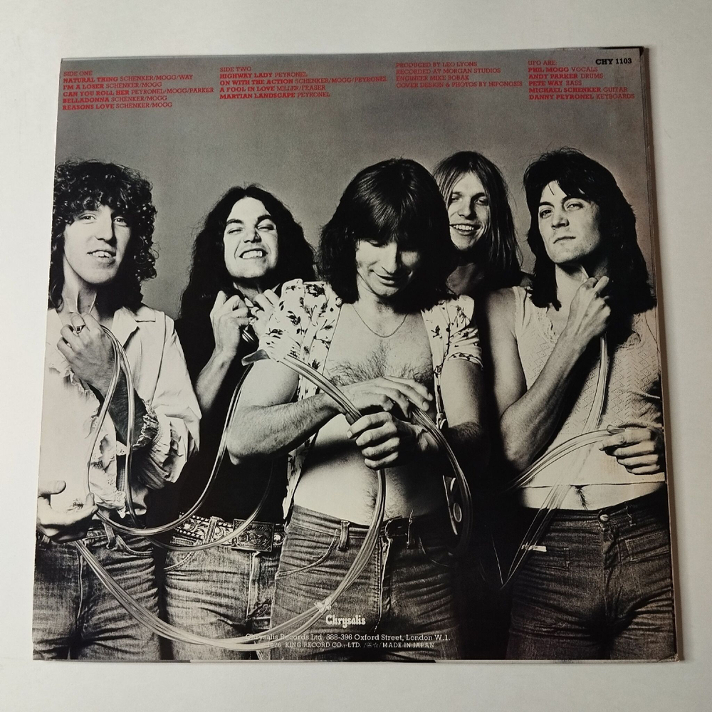 Винтажная виниловая пластинка LP UFO No Heavy Petting (Japan 1976) (No Obi) (Poster) Belladonna