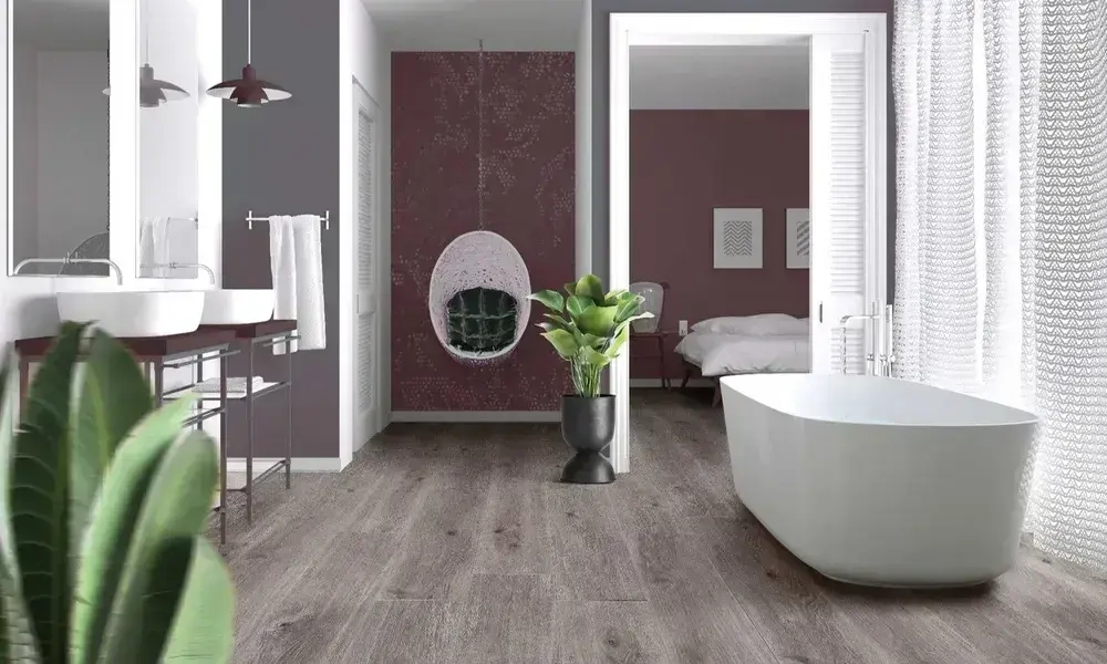 SPC Кварцвиниловый замковый ламинат CronaFloor Etna Дуб Анкона 4001 180x1200 2,16 м2