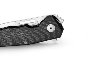 Нож складной Lion Steel Q4ttro Q4 Q4 CF - сталь MagnaCut, рукоять серый титан + карбон