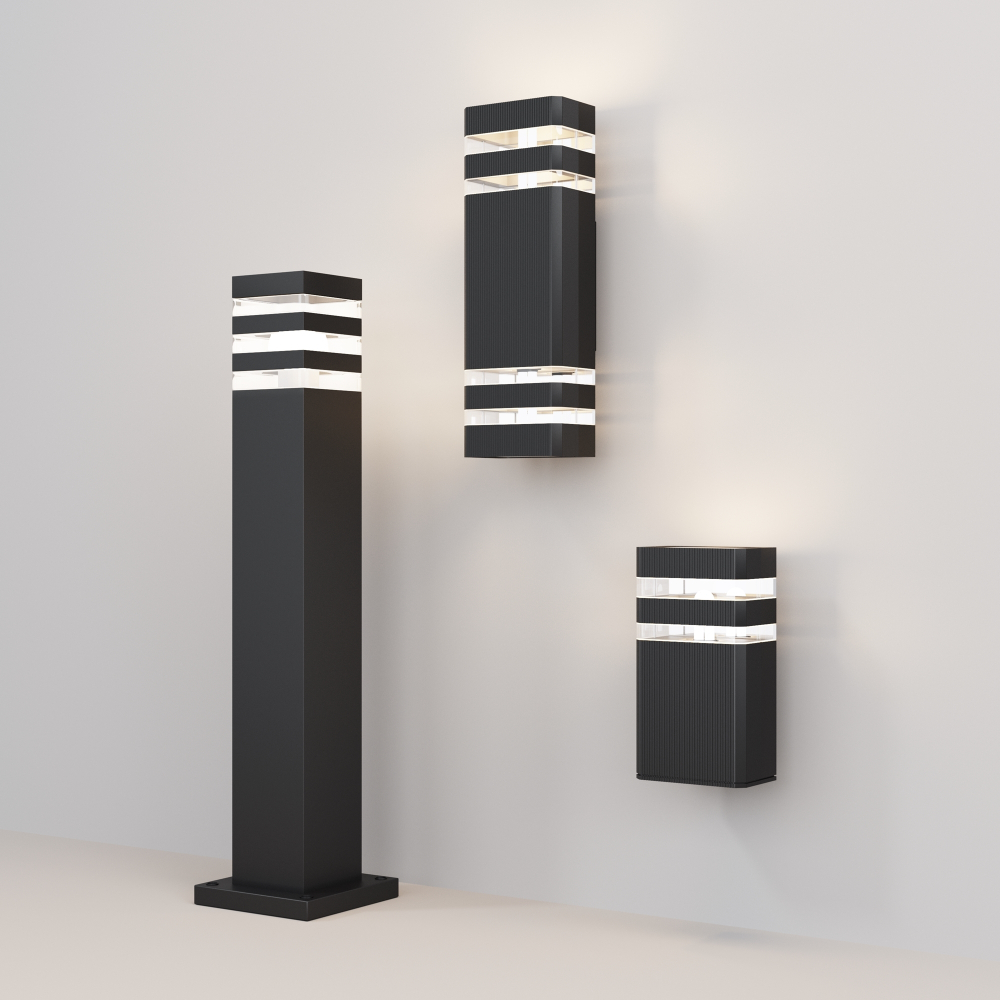 Настенный светильник (бра) Outdoor O578WL-02B