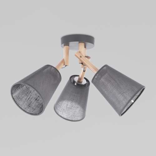 Потолочный светильник с тканевым абажуром 658 Vaio Grafit 3