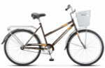 Велосипед Stels Navigator-205 C 26",рама 19, Коричневый+корзина
