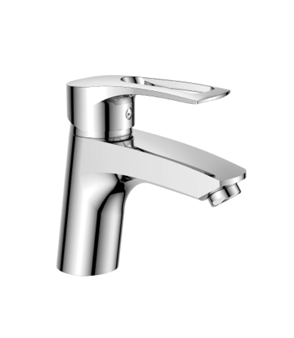 Смеситель Т40-11 ROSSINKA одноручный (40 мм) для умывальника монолитный, хром