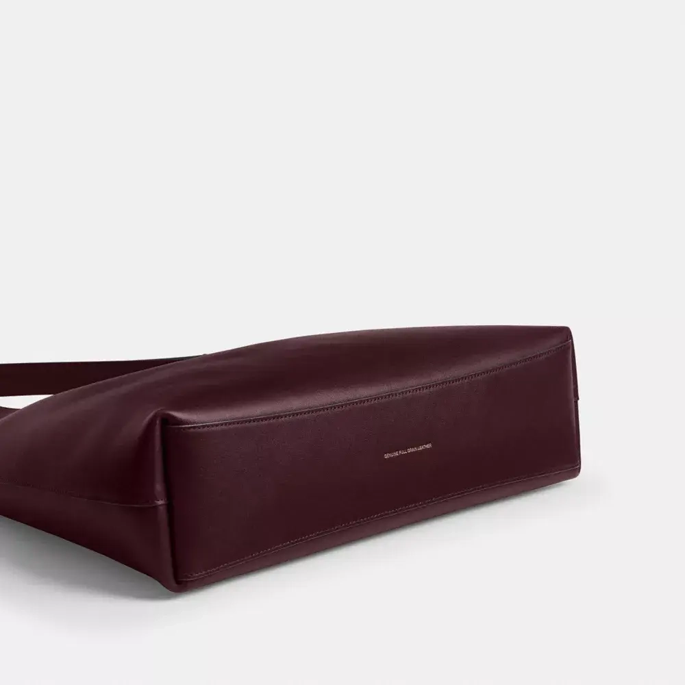 COACH СУМКА ЧЕРЕЗ ПЛЕЧО BROOKLYN 34, БОРДОВЫЙ