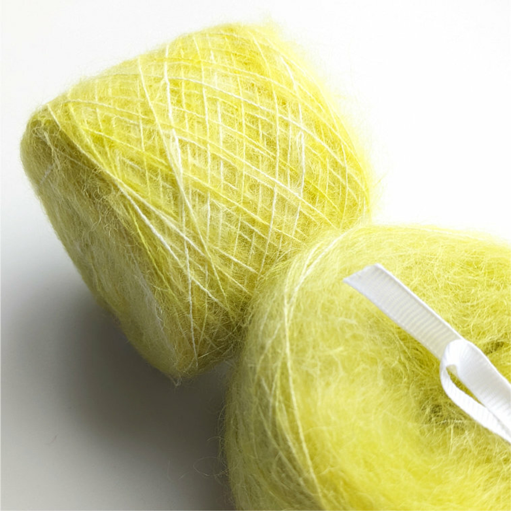 Кид мохер, цвет "Лимон"