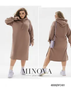 Платье 2401-бежевый Minova