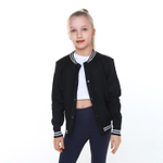 Кардиган для девочек А.8310A-B62, черный, р-р 128-134см 9606442