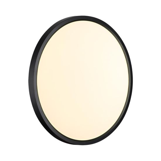 7660/32L MITRA LED SN 087 Светильник пластик/белый/черный LED 32Вт 3000/4000K D400 IP40 ALFA BLACK