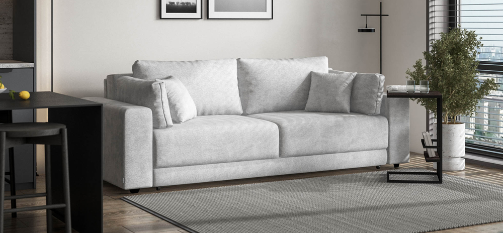 Диван Босс Прайм Вельвет Корд серый