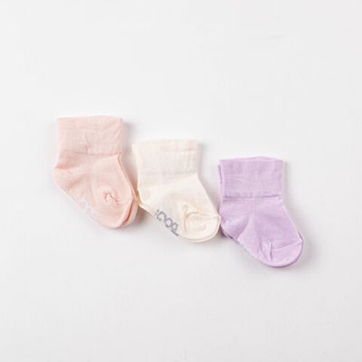 Socks set 3-18 months - Peach/Rose/Heavy Cream