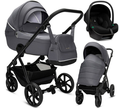 Детская коляска Noordi Fjordi V2 3 в 1 с автокреслом Terra Black 1462148 Boreal