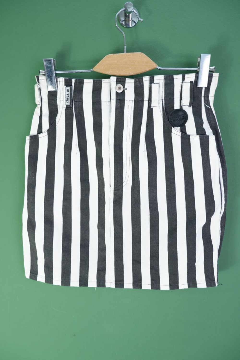 Юбка Check In хлопковая в полоску 44/46 размер