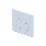 Кнопка инсталляции WP1300 АНИ ПЛАСТ круг БЕЛАЯ