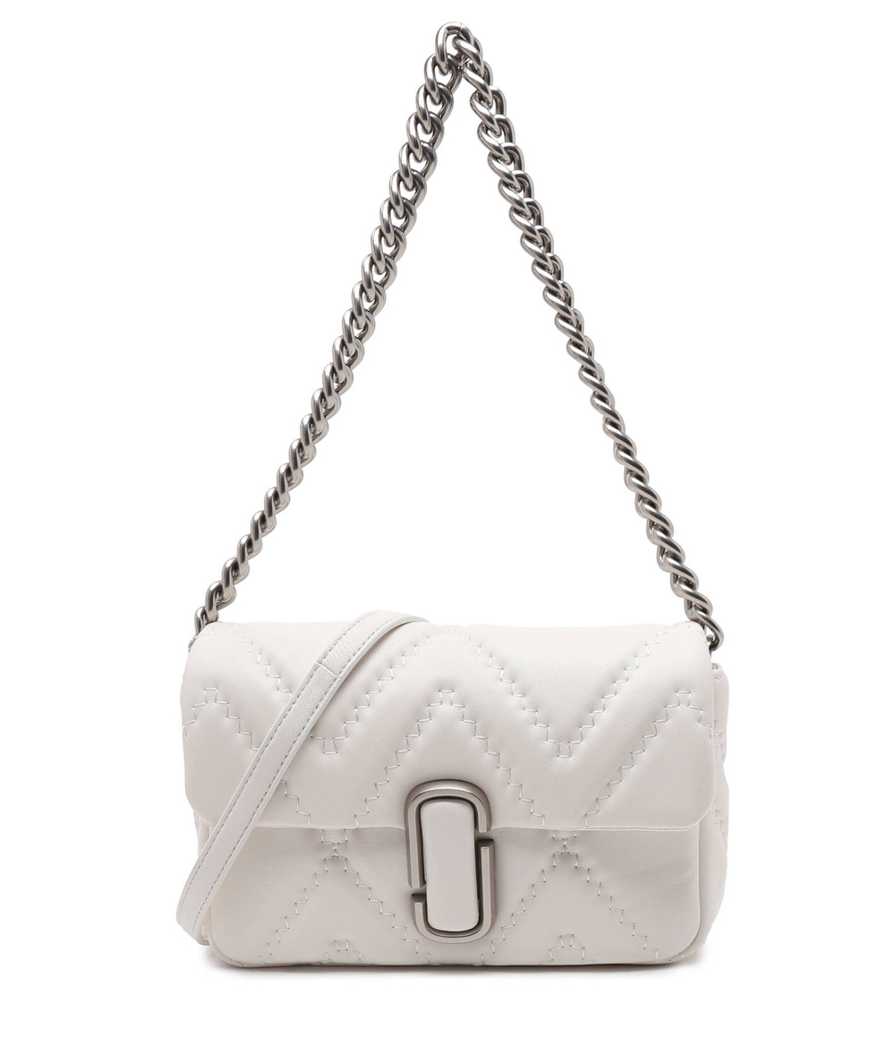 Кожаная сумка через плечо THE QUILTED J MARC Marc Jacobs - белый(2S3HSH007H03)