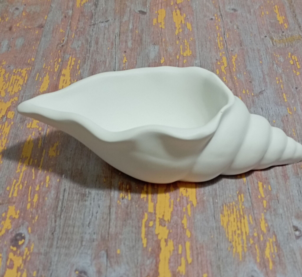 Подсвечник для массажных свечей, ракушка, гипс.