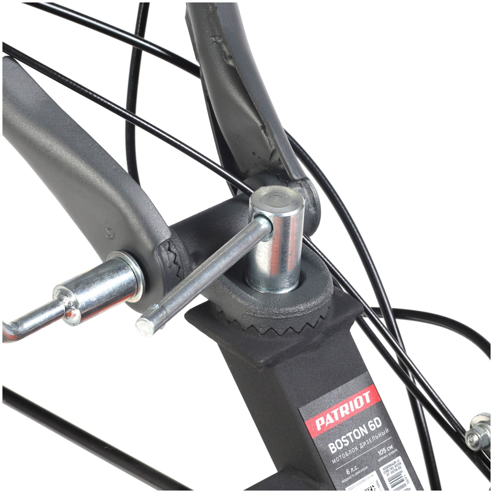 Мотоблок дизельный PATRIOT BOSTON-6D 6 л,с; фрезы: 1050 mm; 2 вперед+ 1 назад;(440701535)