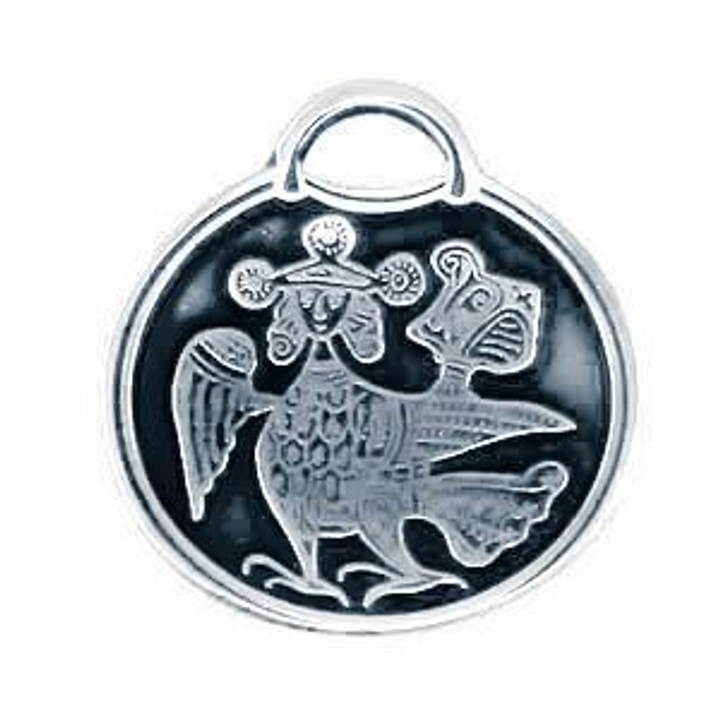 Амулет (The Cult) № 70 Птица Сирин, английское олово