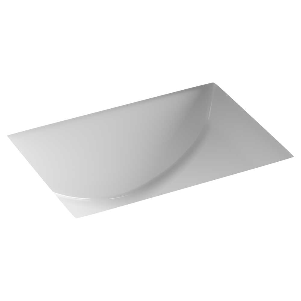 Раковина встраиваемая снизу Ceramicanova Era, с отверстием слива - перелива 460x348x213 мм, белый, арт.CN15002