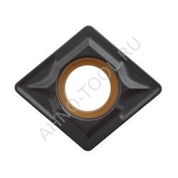 Пластина твердосплавная ISO CCMT060204-KMA ACK10E AHNO по чугуну, чистовая