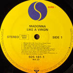 Madonna ‎– Like A Virgin (Германия 1985г.)