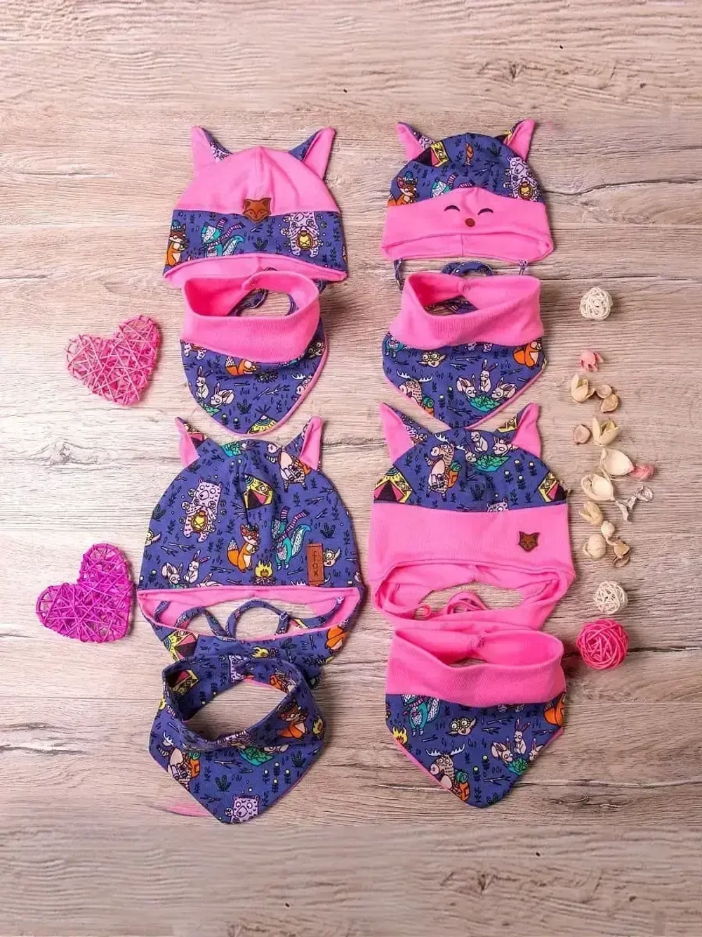 Шапка и снуд (набор) детский