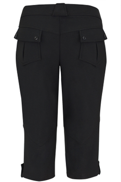 Капри женские 473ор, чёрный #70Ч07473ор