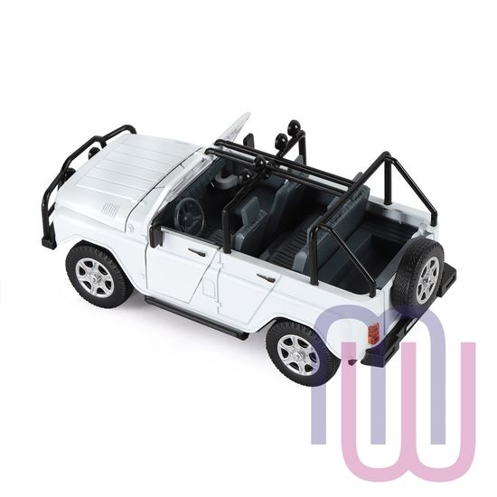 МОДЕЛЬ МАШИНЫ 1/24 УАЗ-469 БЕЛЫЙ