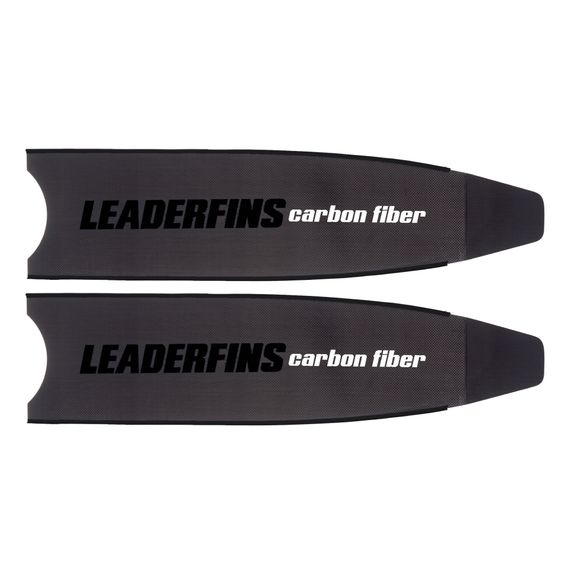 Лопасти Leaderfins Carbon сэндвич (стеклотекстолит с карбоновым покрытием) черная отбортовка