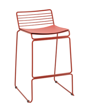 Стул полубарный Danny бордовый с подушкой