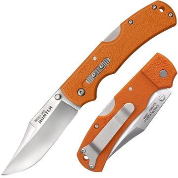 Складной нож Cold Steel 23JB Double Safe Hunter (Orange) c клинком из стали 8Cr13MoV, рукоять GRN