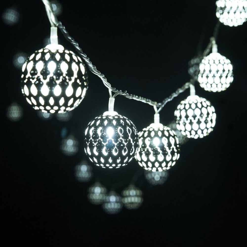 Гирлянда Супернить Eurosvet 400-003 400-003 хром/белый с эффектом мерцания