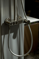 Стойка для душа STICK Nikel Brush c ручкой TOUCH