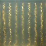 Гирлянда для дома ЗАНАВЕС 3м*3м 900 ламп LED «Мишура», IP-20, 8 режимов. Теплый белый (возможность соединения)