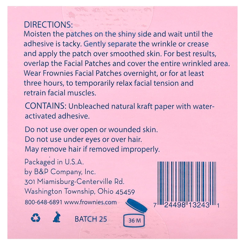 Frownies, патчи для лица, 144 шт.