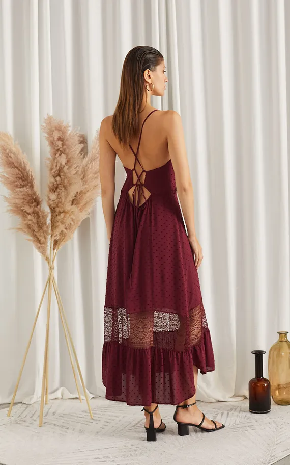 Сарафан 61708-1 Бордовый