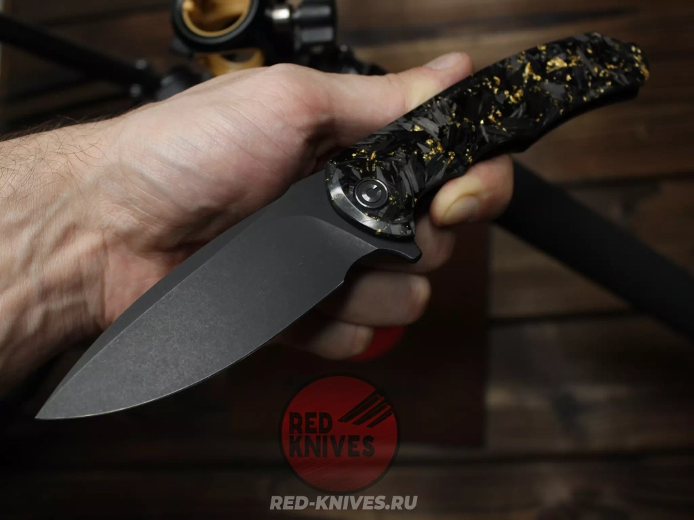 Нож складной CIVIVI Praxis C803J сталь 9Cr18MoV, рукоять Carbon